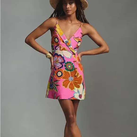 Farm Rio Garden Mini Dress - Picture 1 of 10